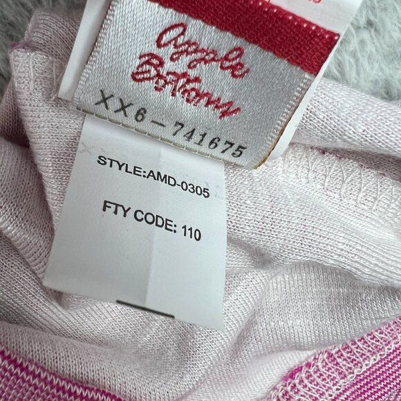 Vintage Apple Bottom Womens Bodycon Dress Pink Cold Shoulder Sz Med Y2K - Picture 15 of 15